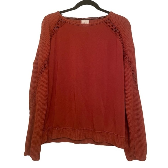 Knox Rose Rust Colored Sweater Size Large - Picture 1 of 4